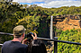 Fitzroy Falls plunging over the sandstone escarpment